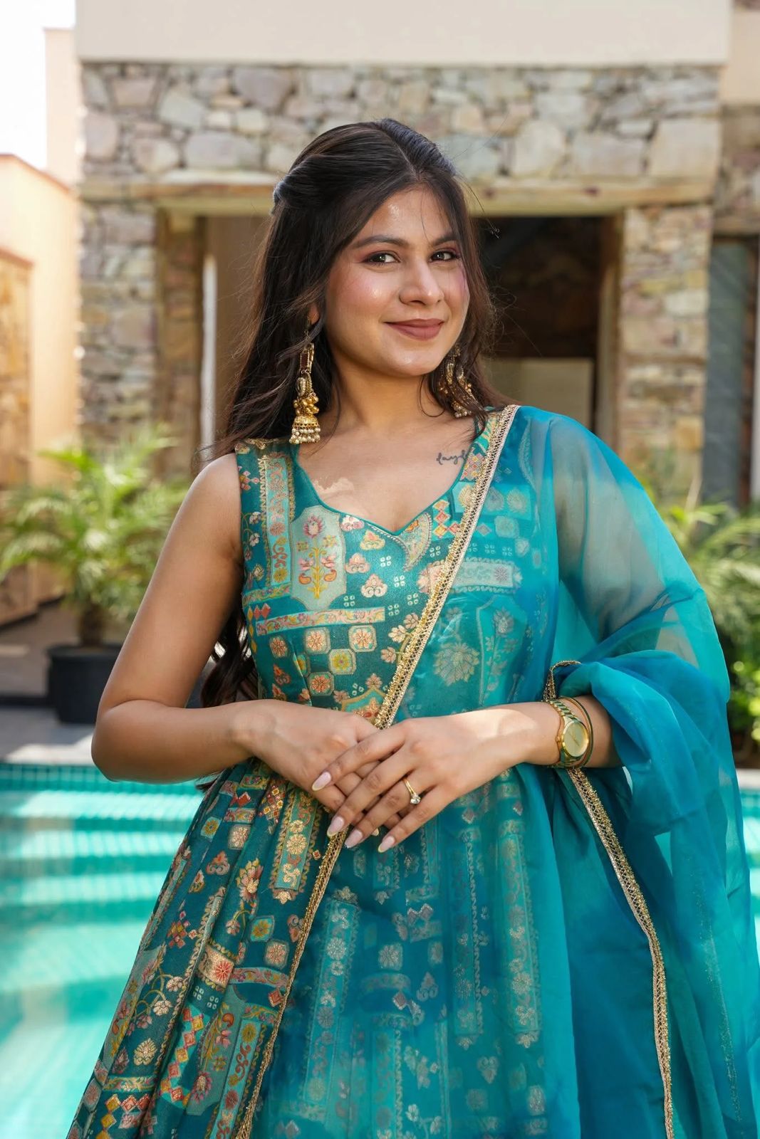 Maverick Fusion Anarkali Gown